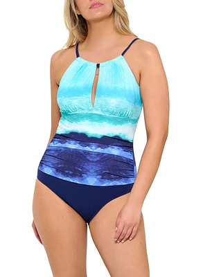 Christina - One-Piece Ombré Swimsuit