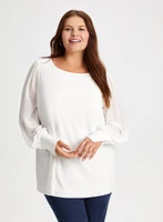 Chiffon Sleeve Top