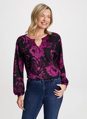 Floral Print Top