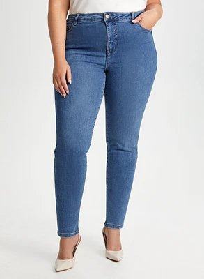 Essential High Rise Slim Leg Jeans