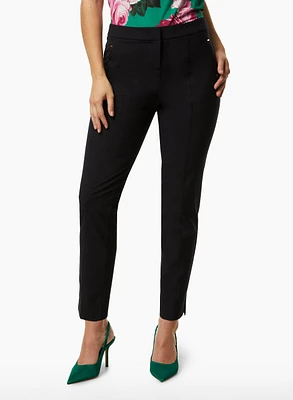 City Fit Slit Hem Pants