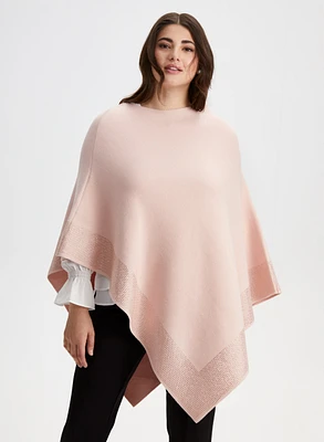 Stone Border Popover Poncho