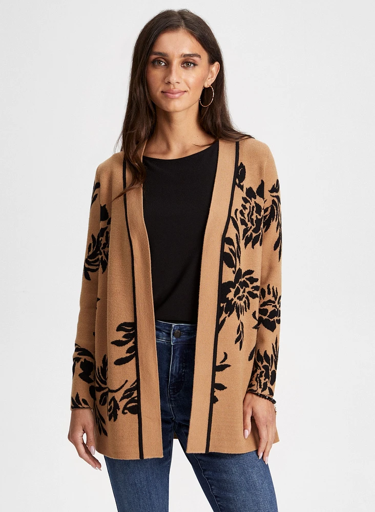 Floral Print Cardigan