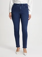 Bow Detail Straight Leg Jeans