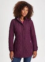 Vegan Down Quilted Coat