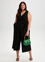 Wide Leg Jersey Jumpsuit