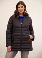 Packable Vegan Down Quilted Coat