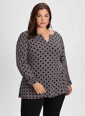 Geometric Print Tunic