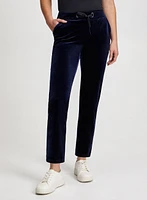 Pull-On Velour Pants