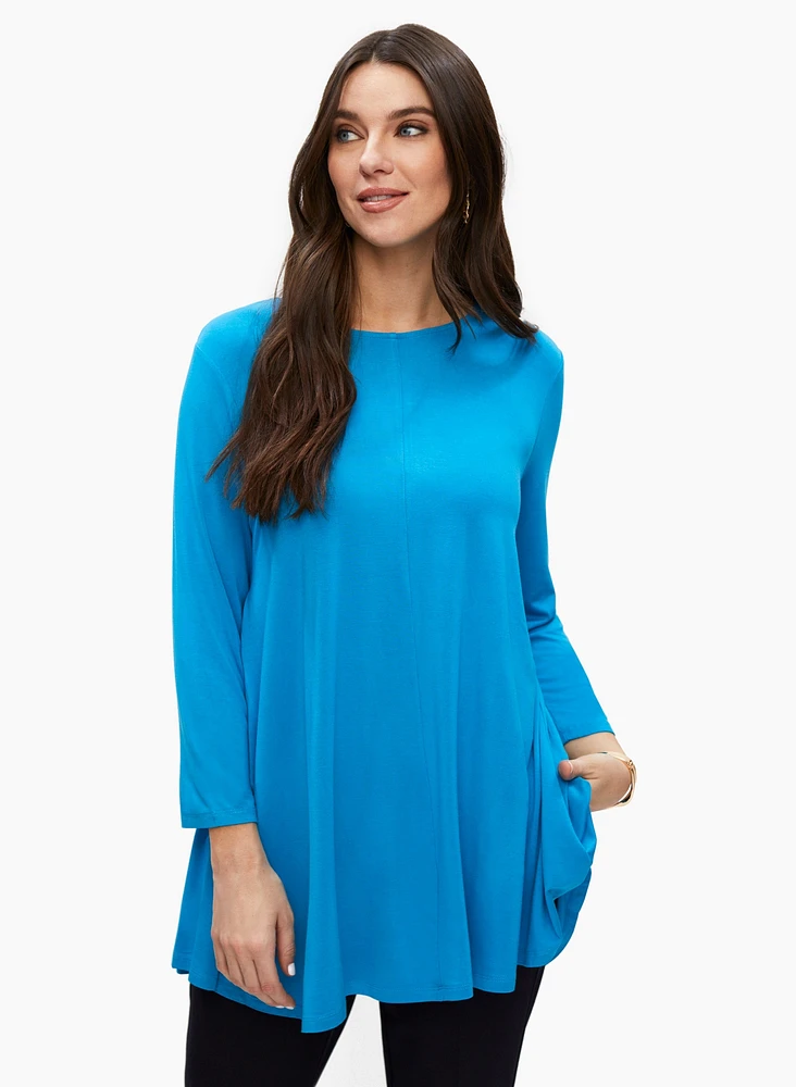 Flare Hem Tunic Tee