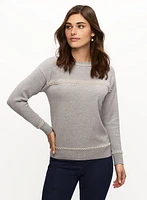 Pearl & Glitter Detail Sweater