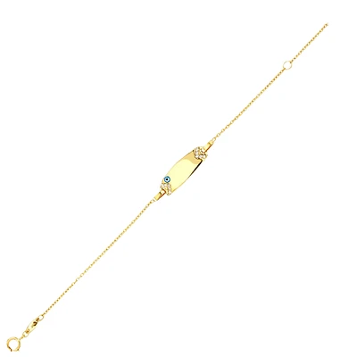 10K GOLD BRACELET - 5.75 "