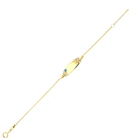 10K GOLD BRACELET - 5.75 "