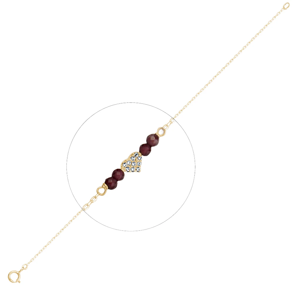 10K GOLD BRACELET - 7.5''
