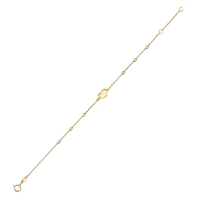 10K GOLD BRACELET - 6.25''