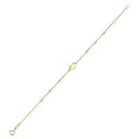 10K GOLD BRACELET - 6.25''