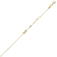 10K YELLOW GOLD BRACELET - 6.25''