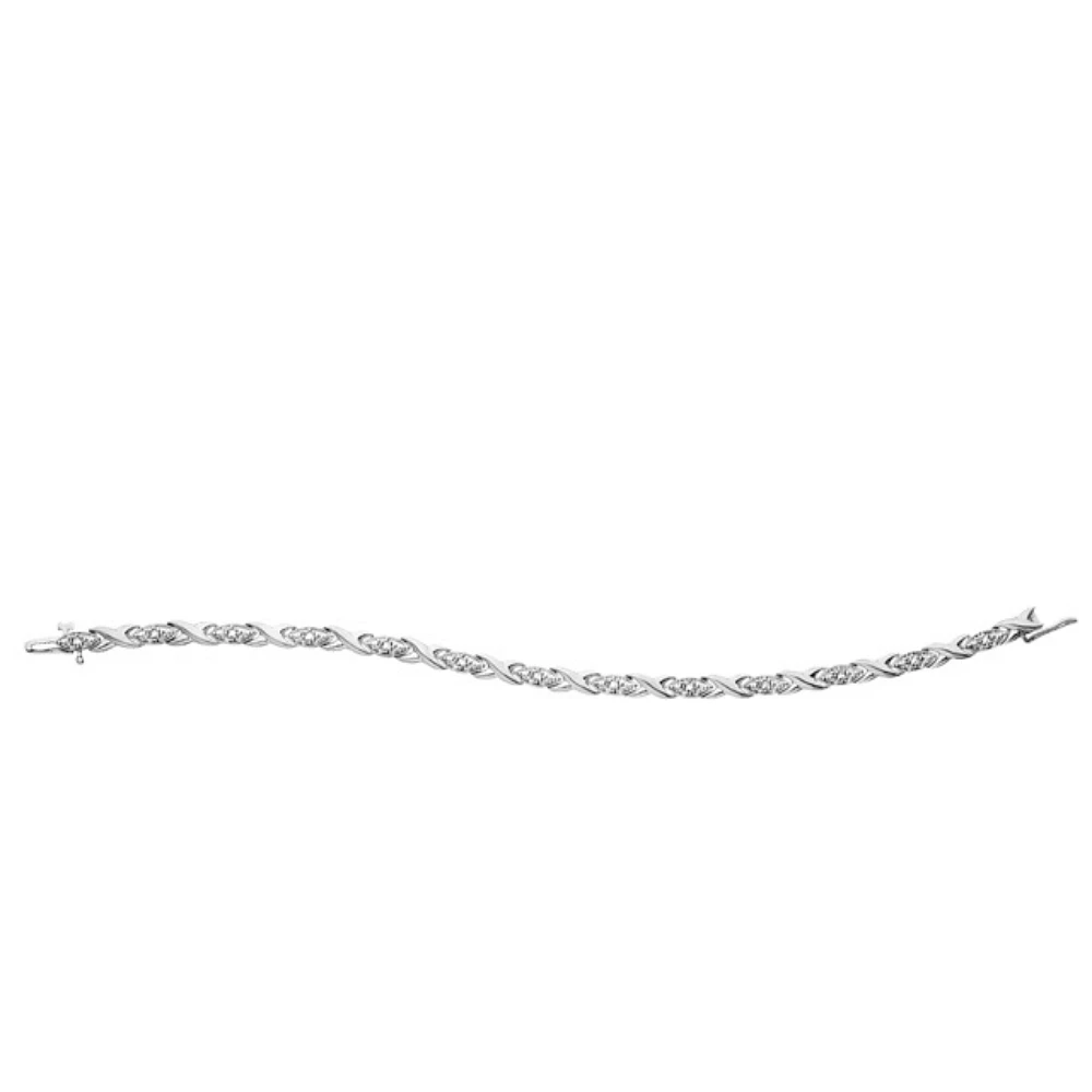 YELLOW GOLD BRACELET WITH DIAMONDS