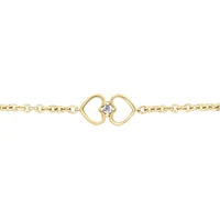 10K GOLD DIAMOND BRACELET