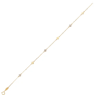 10K GOLD BRACELET - 7.25 ’’