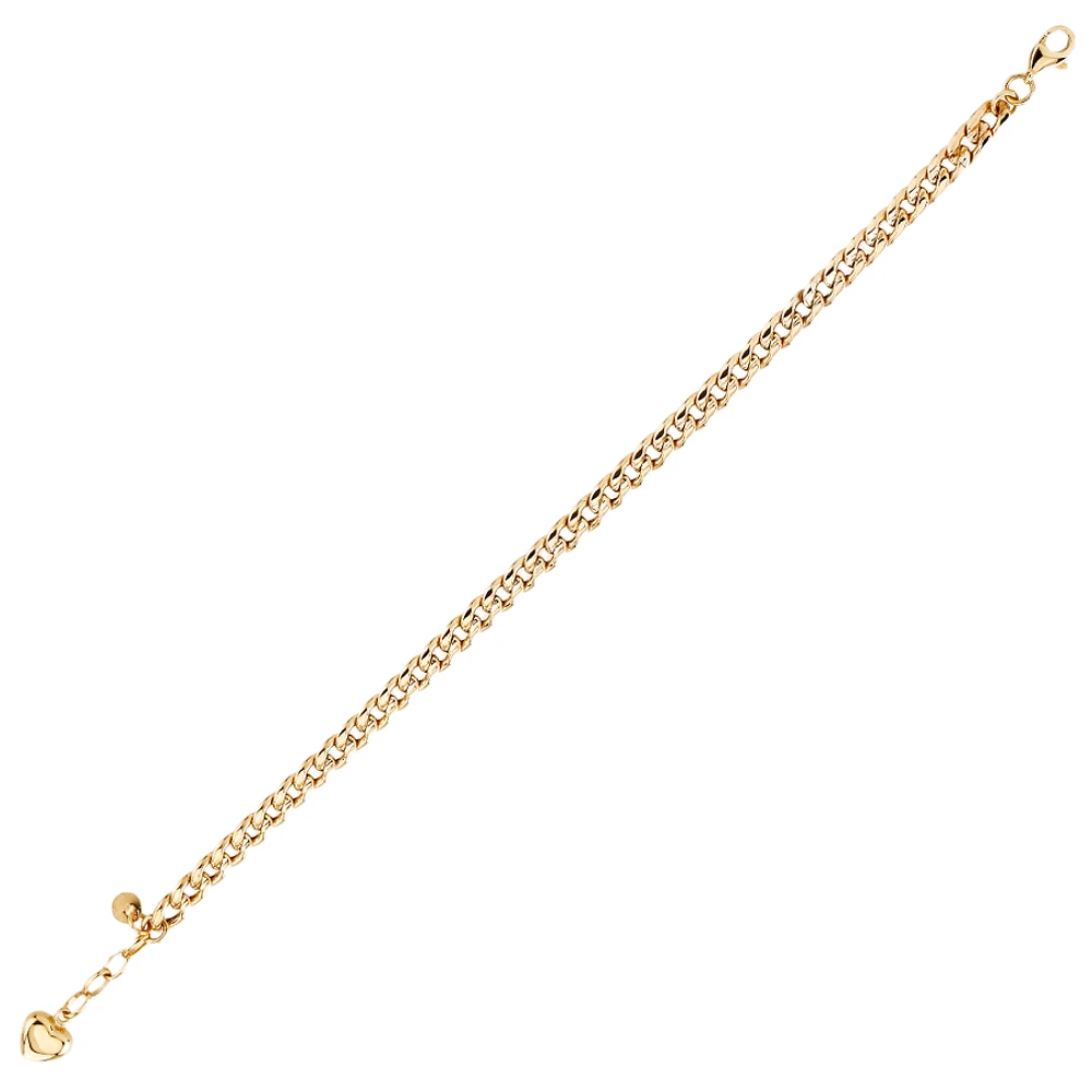 10K GOLD CURB BRACELET - 8.25’’