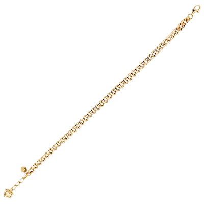 10K GOLD CURB BRACELET - 8.25’’