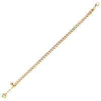 10K GOLD CURB BRACELET - 8.25’’