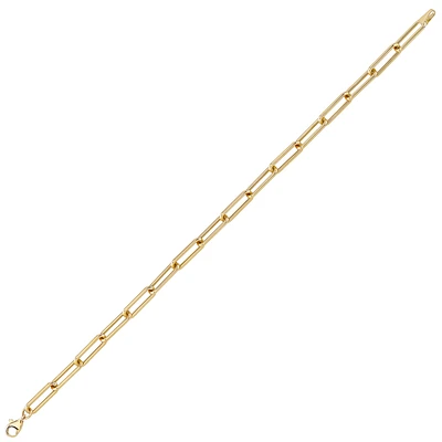 10K YELLOW GOLD BRACELET - 7.25''