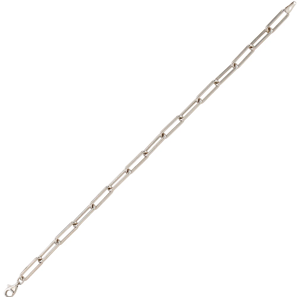 10K WHITE GOLD BRACELET - 7.25''