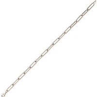 10K WHITE GOLD BRACELET - 7.25''