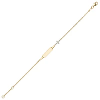 10K YELLOW GOLD BRACELET - 7.25 "