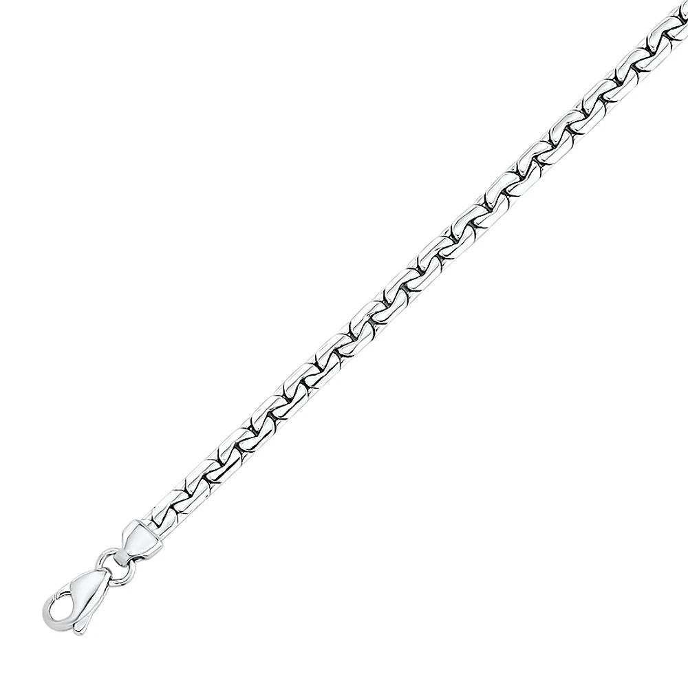 10K WHITE GOLD BRACELET - 7.5''