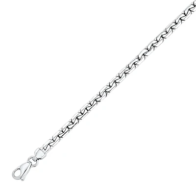 10K WHITE GOLD BRACELET - 7.5''