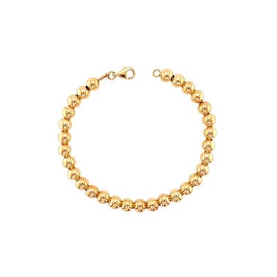 10K GOLD BRACELET - 7.25 "