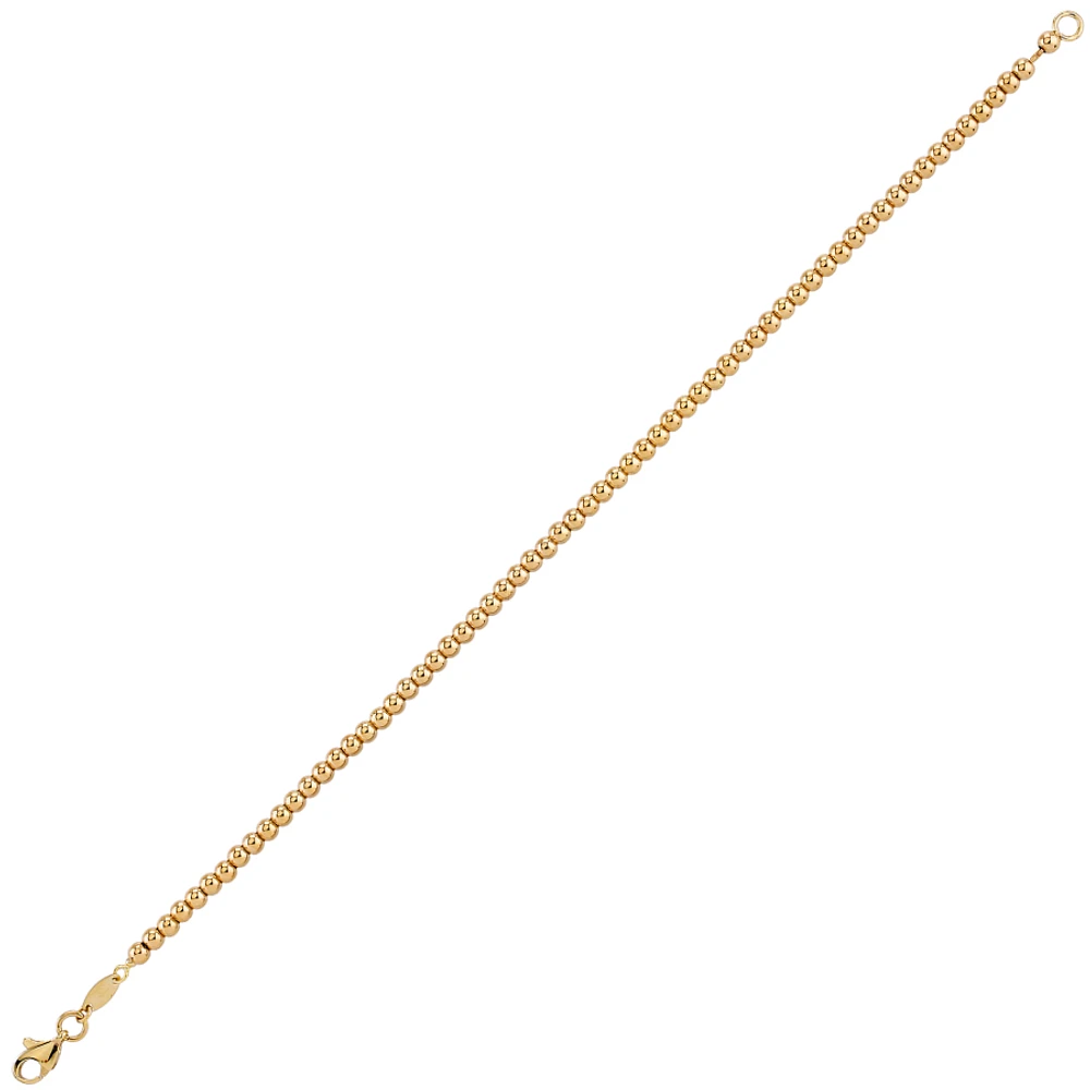 10K YELLOW GOLD BRACELET - 7.25''