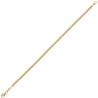 10K YELLOW GOLD BRACELET - 7.25''