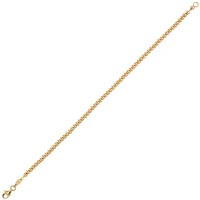 10K YELLOW GOLD BRACELET - 7.25''