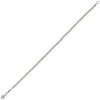 10K WHITE GOLD BRACELET - 7.25''