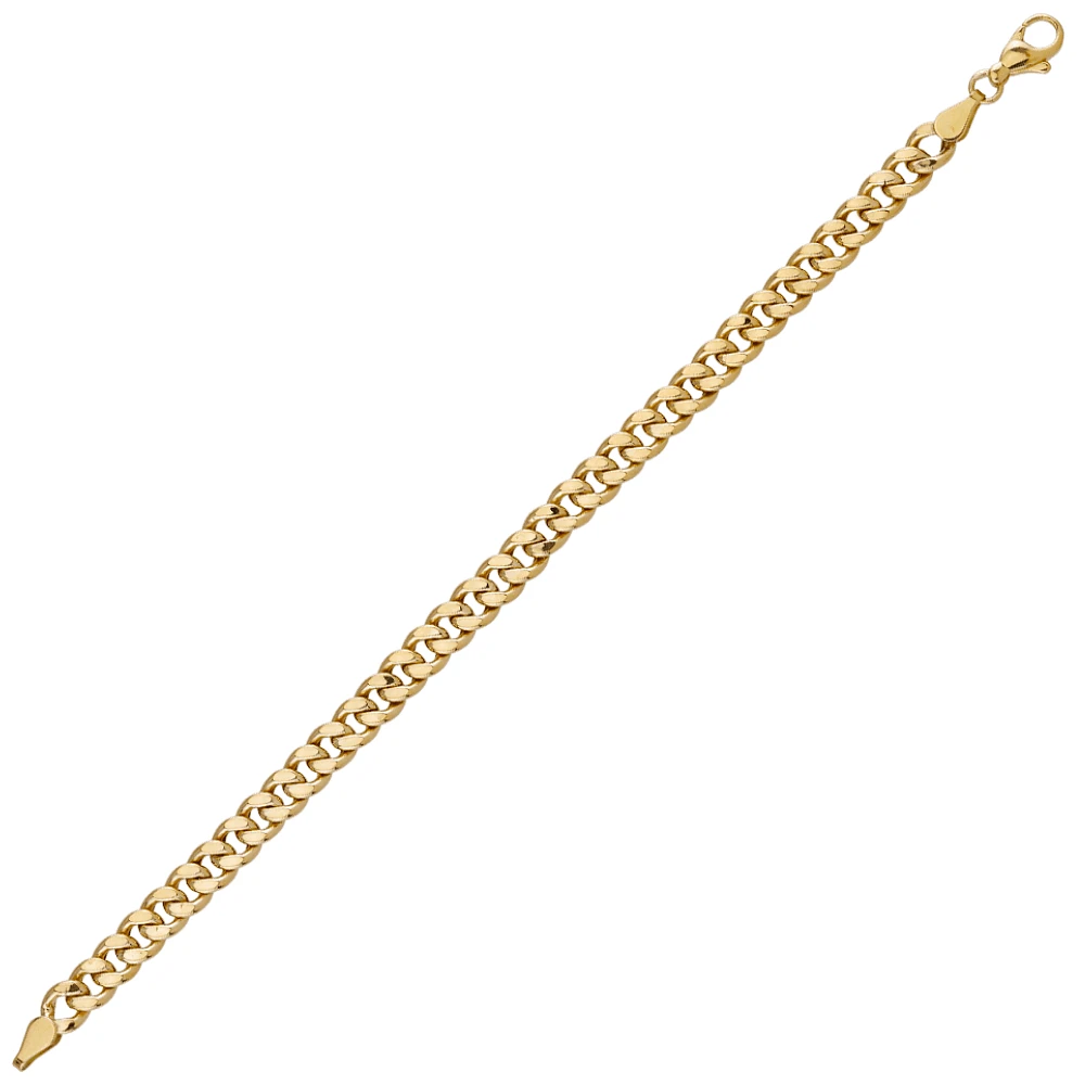 10K GOLD BRACELET - 7.25''X6.8MM