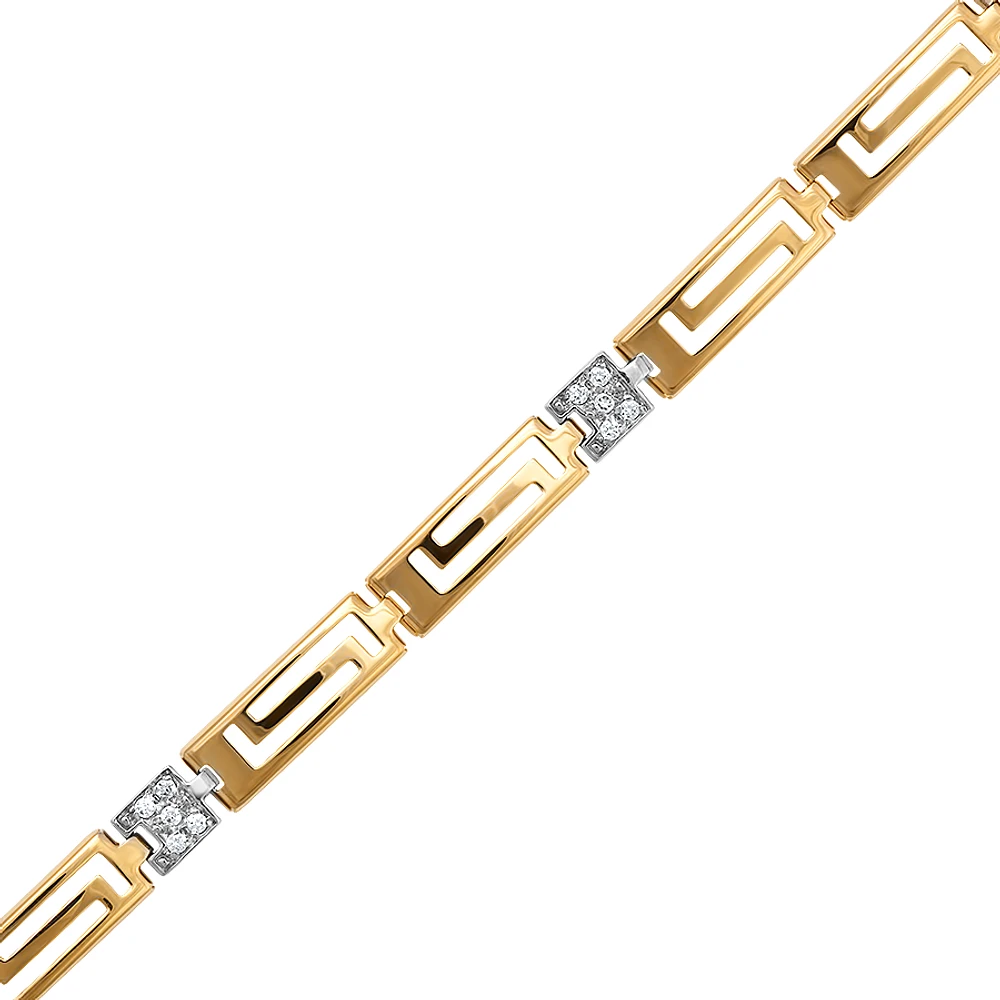 10k 2-tone gold bracelet