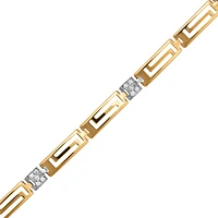 10k 2-tone gold bracelet
