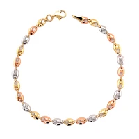 BRACELET EN OR 10K– 7.25’’