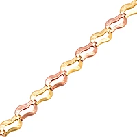 2 TONE 10K GOLD BRACELET