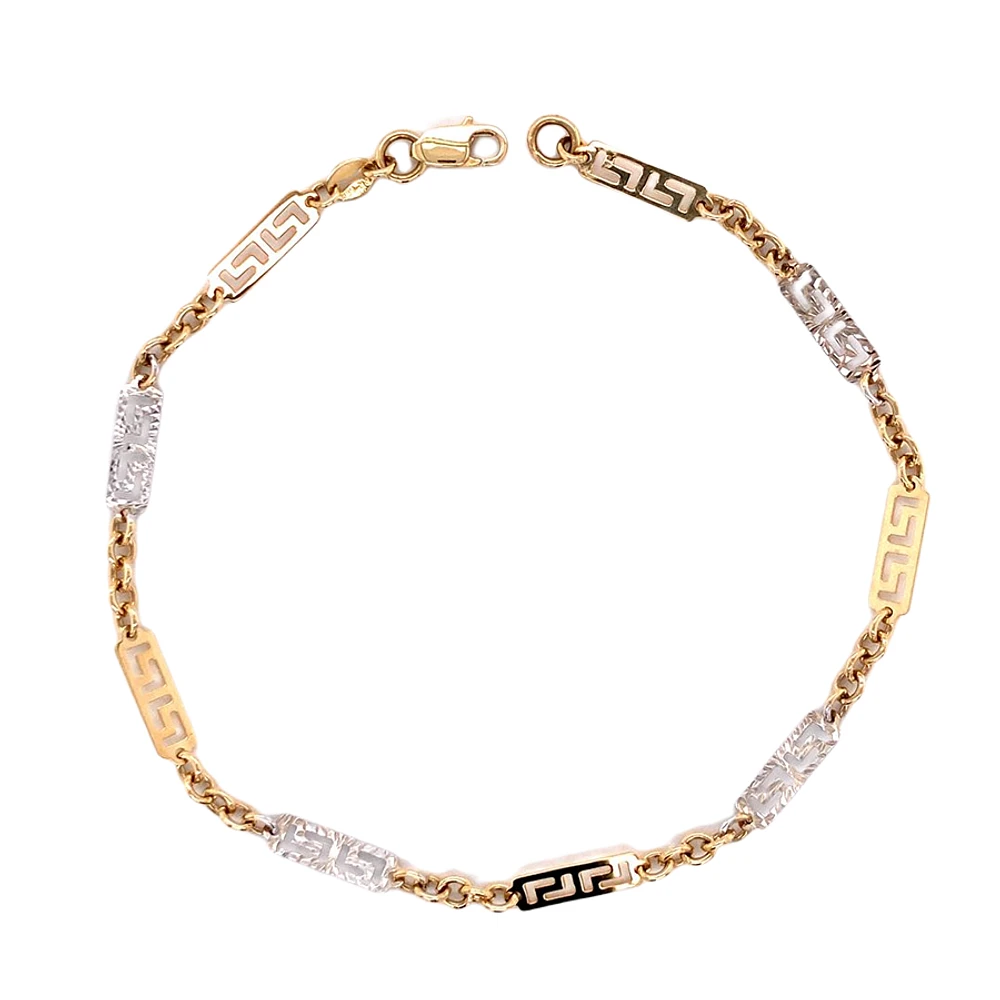 10K GOLD BRACELET - 7.25 ’’