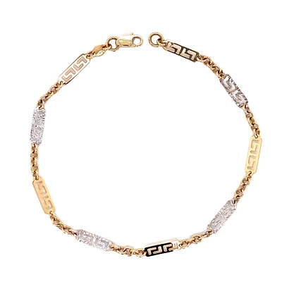 10K GOLD BRACELET - 7.25 ’’