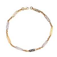 10K GOLD BRACELET - 7.25 ’’