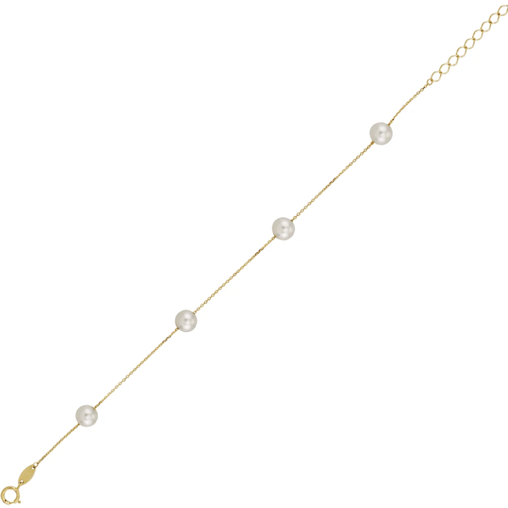 10K YELLOW GOLD BRACELET - 7.25''