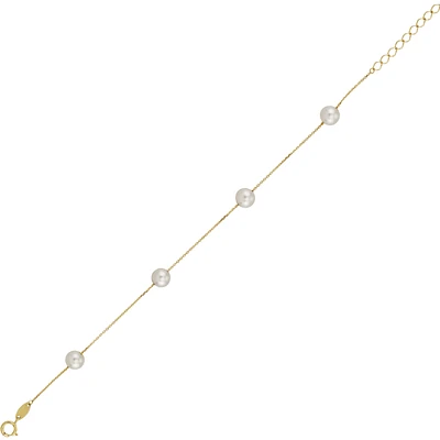 10K YELLOW GOLD BRACELET - 7.25''