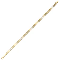 10K 2 TONE GOLD BRACELET