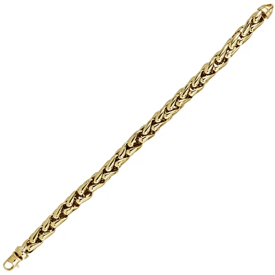 YELLOW GOLD BRACELET - 7.25''X5MM